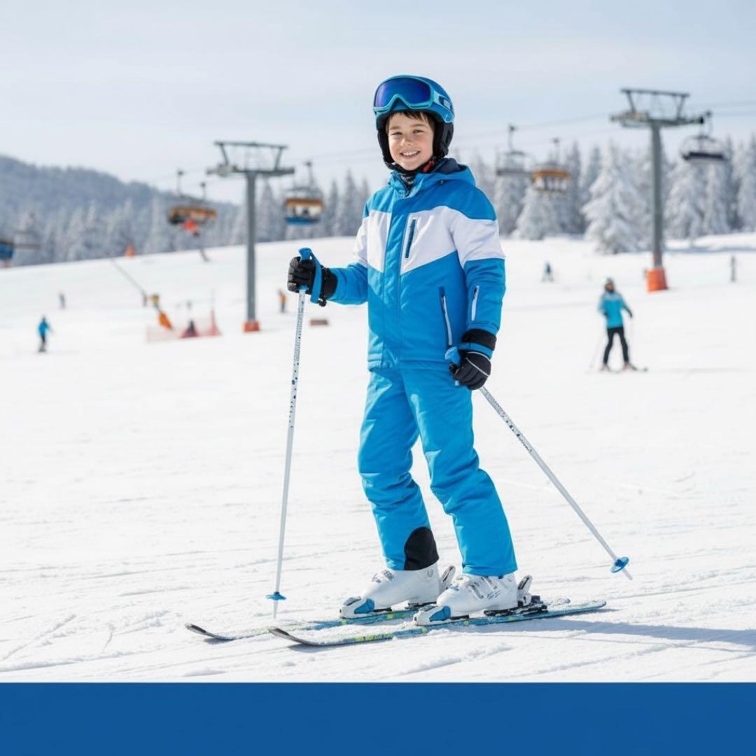 3点♥️PURE CONSCIOUS　ジュニアスキーセット☆ 120cm