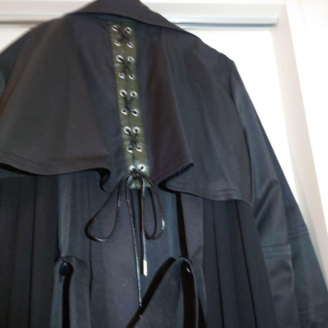 【ハロウィンセール】AMERI 黒のロングトレンチコート