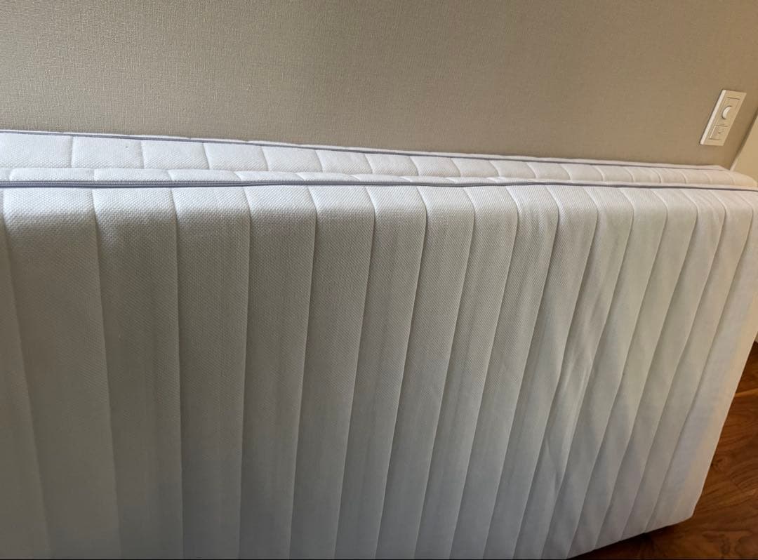 【引き取り限定】HEMNES グレー ソファベッド 引き出し付き