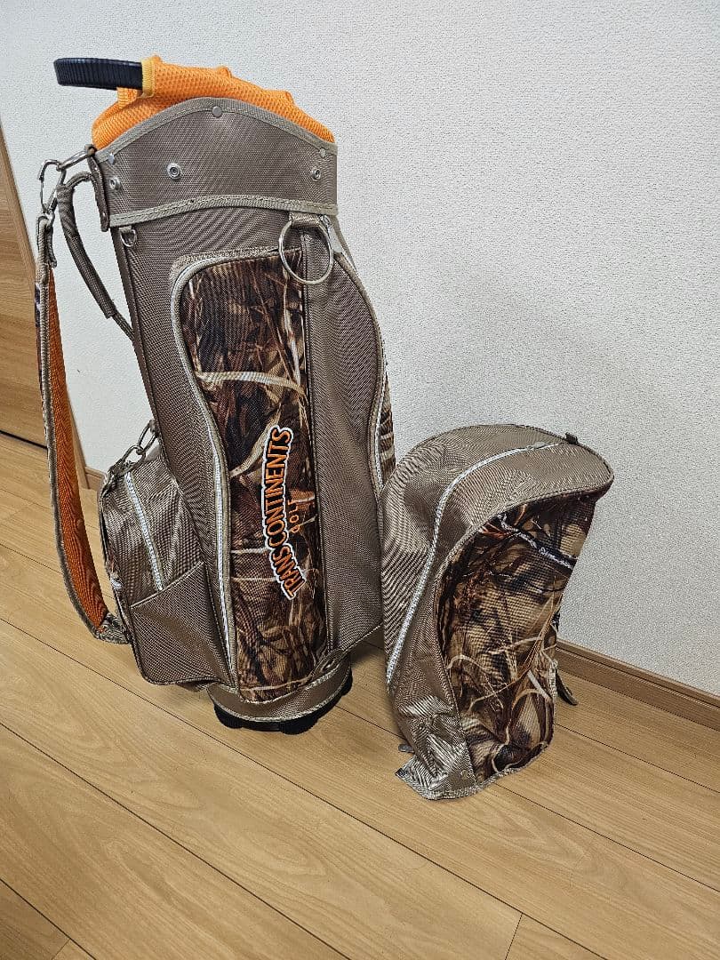 新品同様　TRANS CONTINENTS トランスコンチネンツ　キャディバッグ