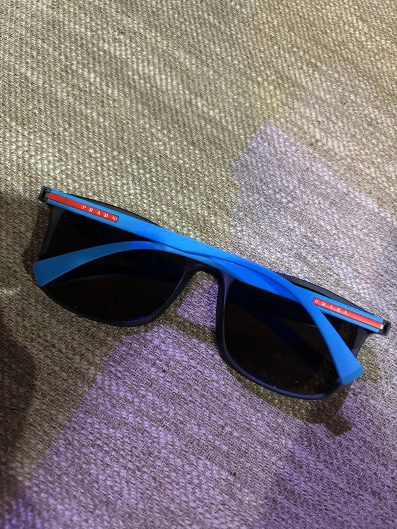 サングラス/ウェリントン/BLU/BLU/メンズ/SPS PRADA