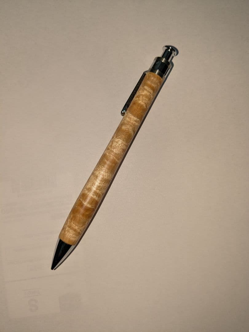 め*※様 工房楔　シャープペン　バーズアイメープル　極上