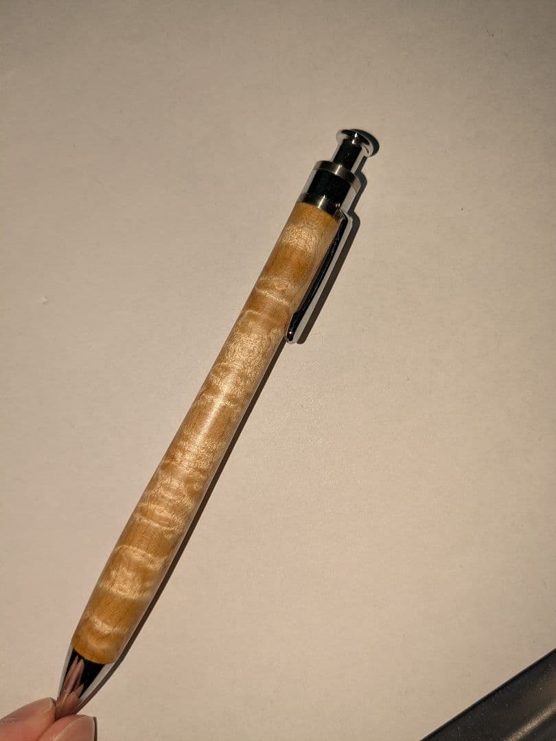 め*※様 工房楔　シャープペン　バーズアイメープル　極上