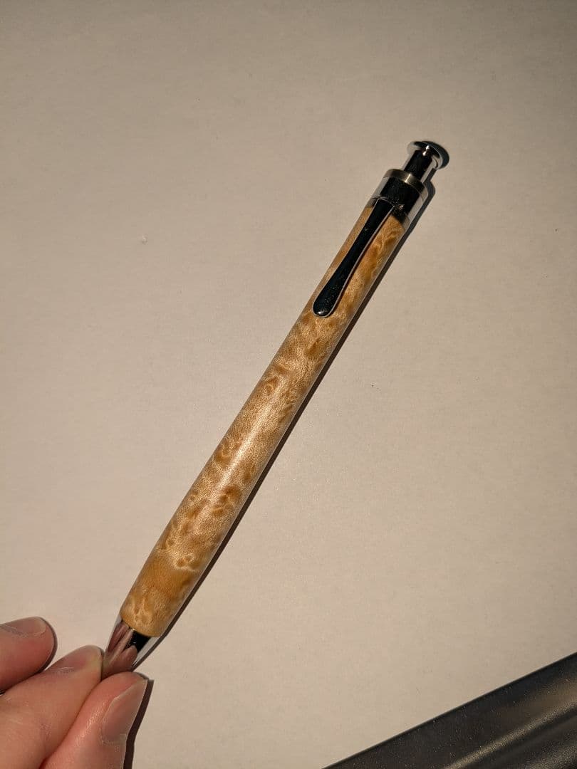 め*※様 工房楔　シャープペン　バーズアイメープル　極上