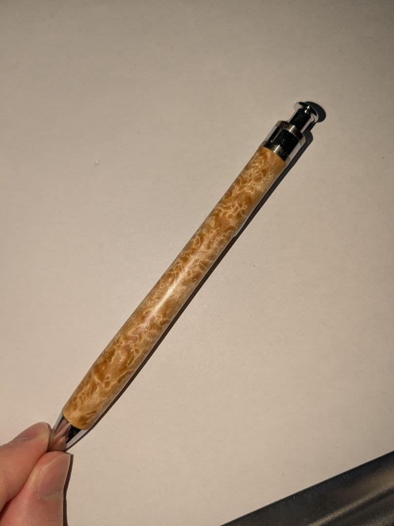 め*※様 工房楔　シャープペン　バーズアイメープル　極上