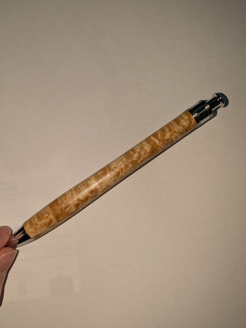 め*※様 工房楔　シャープペン　バーズアイメープル　極上