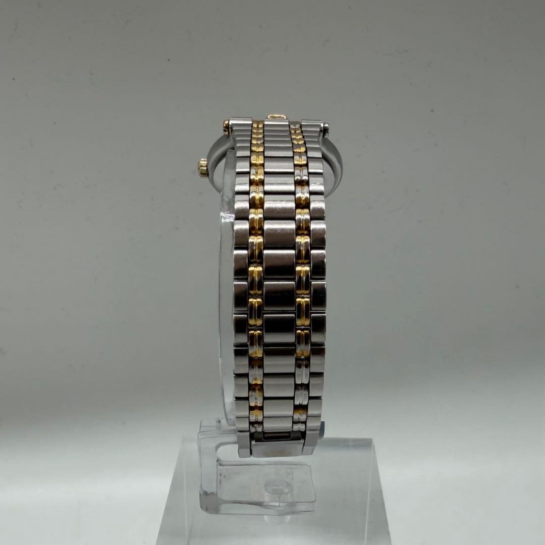 【稼働】グッチ 腕時計 9000L デイト ヴィンテージ コンビ QZ ゴールド