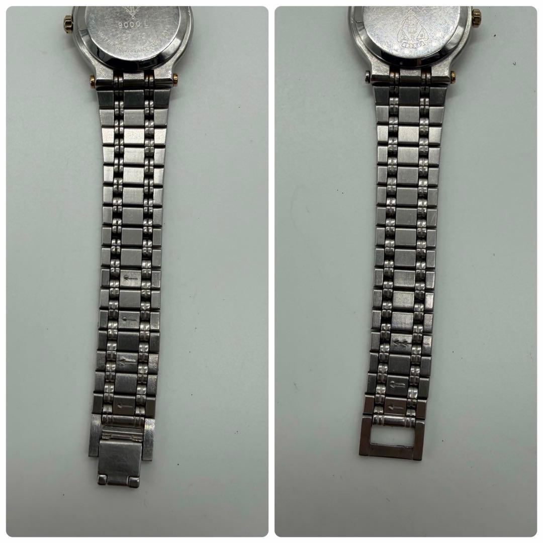 【稼働】グッチ 腕時計 9000L デイト ヴィンテージ コンビ QZ ゴールド