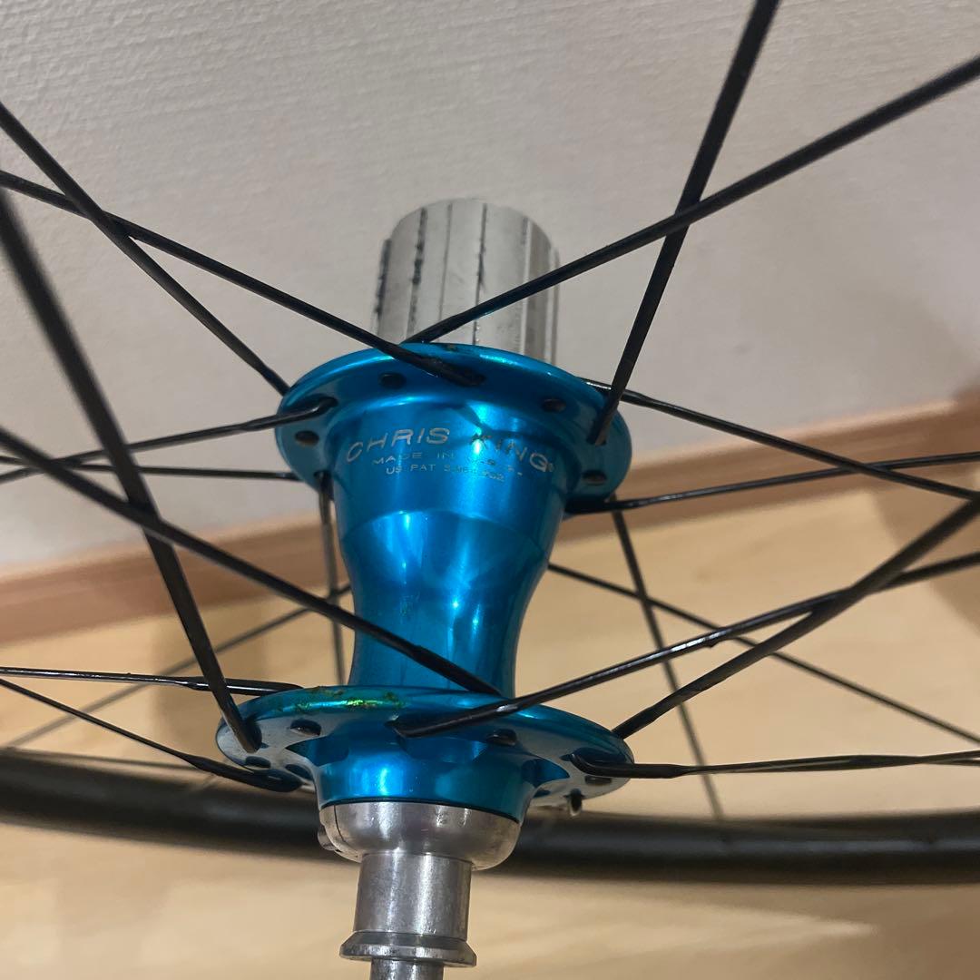 ご依頼額　軽量　エンヴィses2.2 クリスキング　チューブラーカーボンホイール