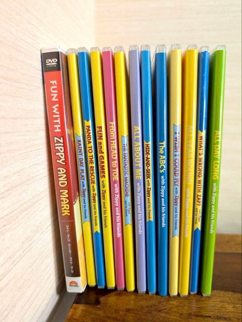 Zippy DVD 12枚 (薄型・字幕あり) & ZIPPY AND MARK