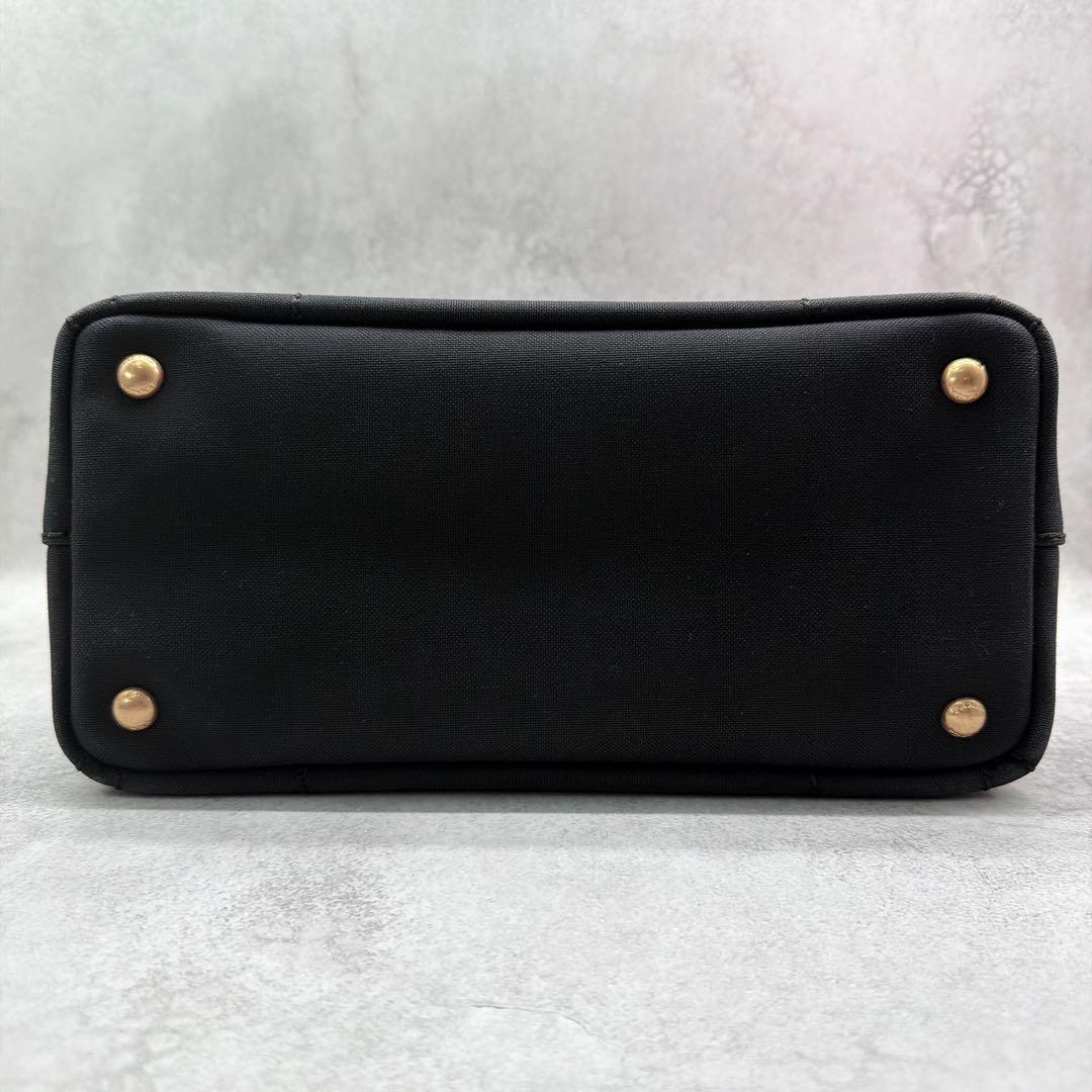 PRADA プラダ カナパ S ハンドバッグ ショルダー付 2way ブラック