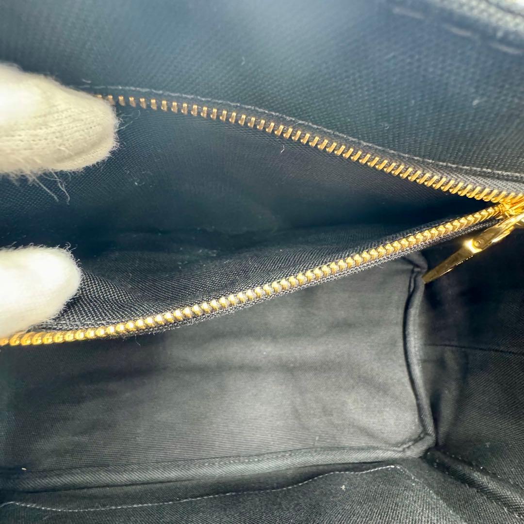 PRADA プラダ カナパ S ハンドバッグ ショルダー付 2way ブラック