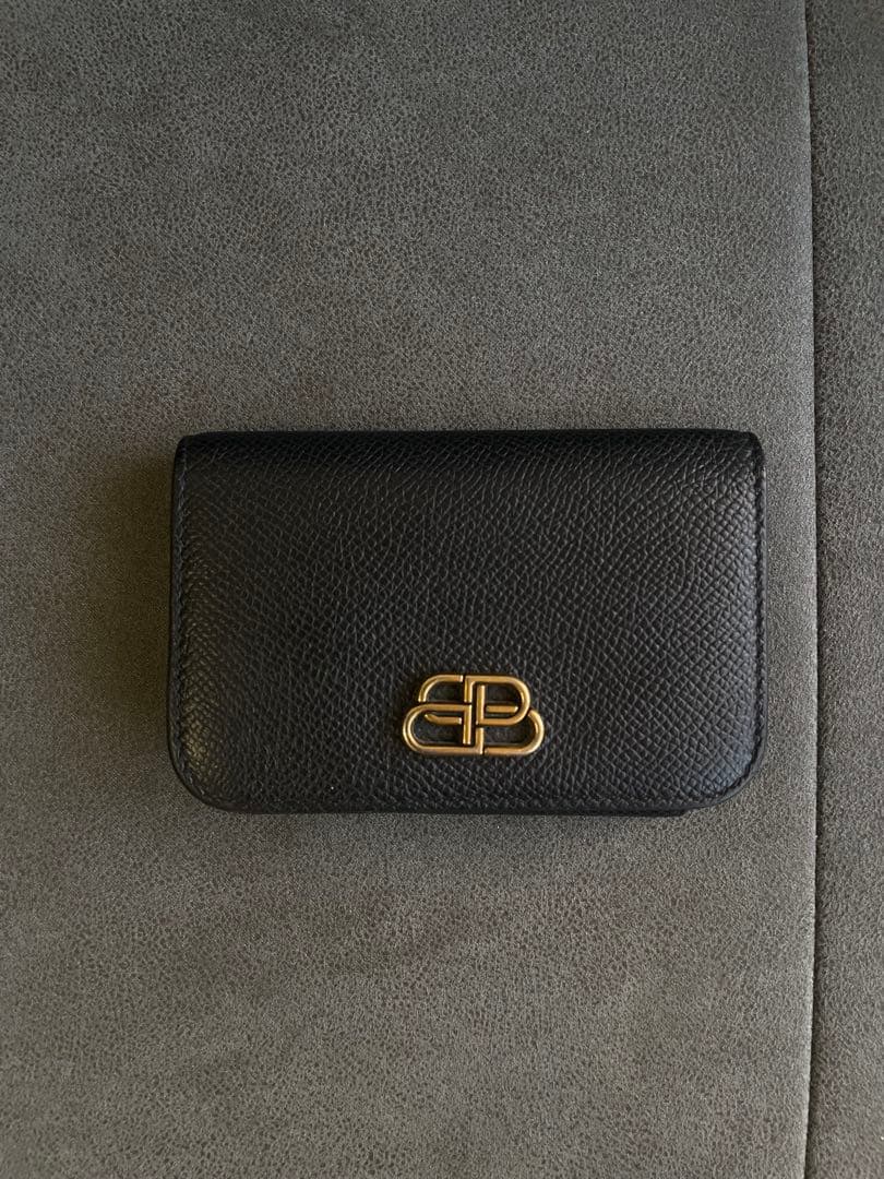 9*9様 BALENCIAGA ブラック レザー キーケース