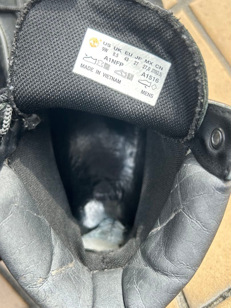 【Timberland】Black Boot