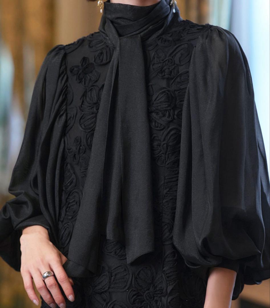 RUIRUE BOUTIQUE ブラック　オケージョンドレス 結婚式