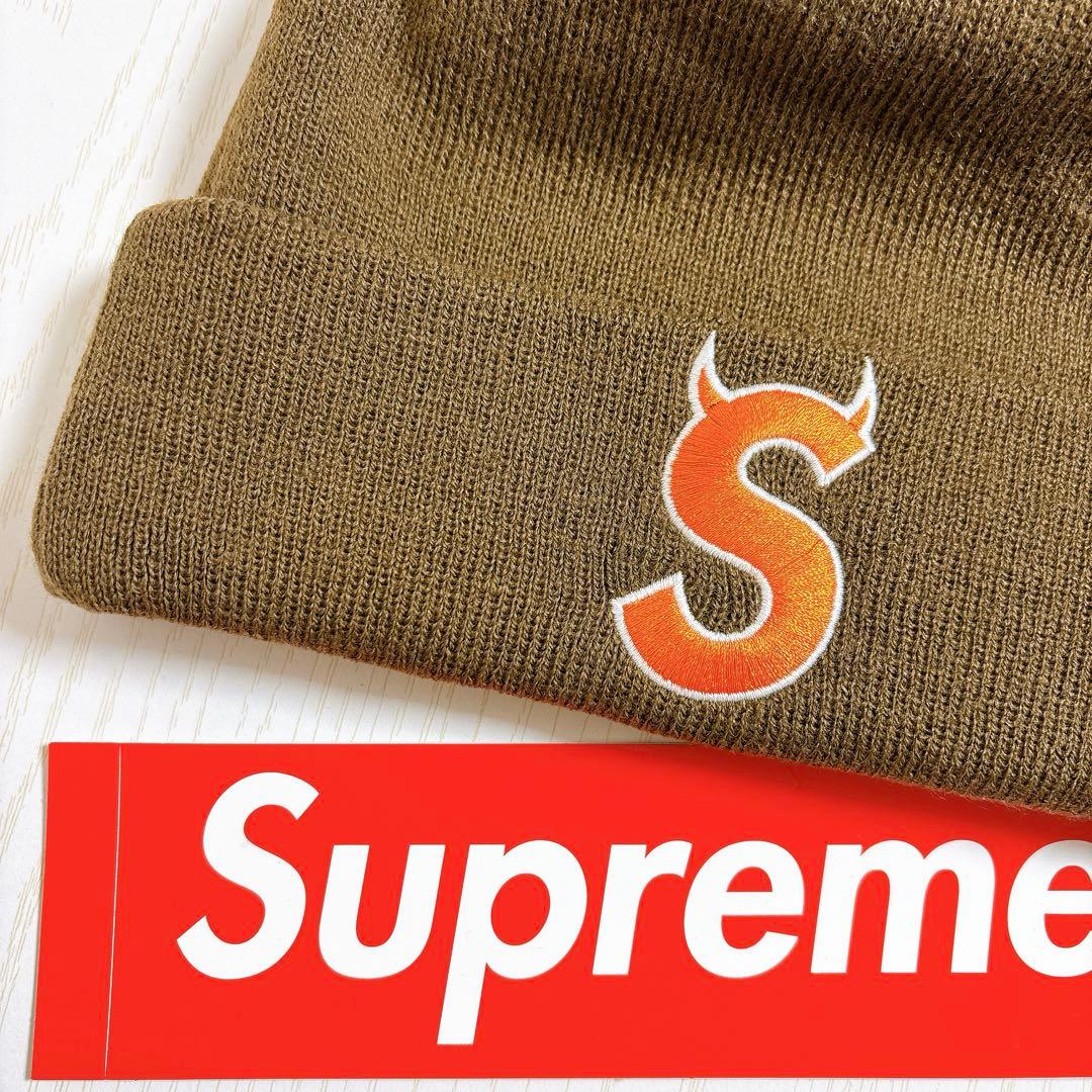 Supreme NEW ERA Sロゴ ツノ　デビル　ブラウン　オレンジ
