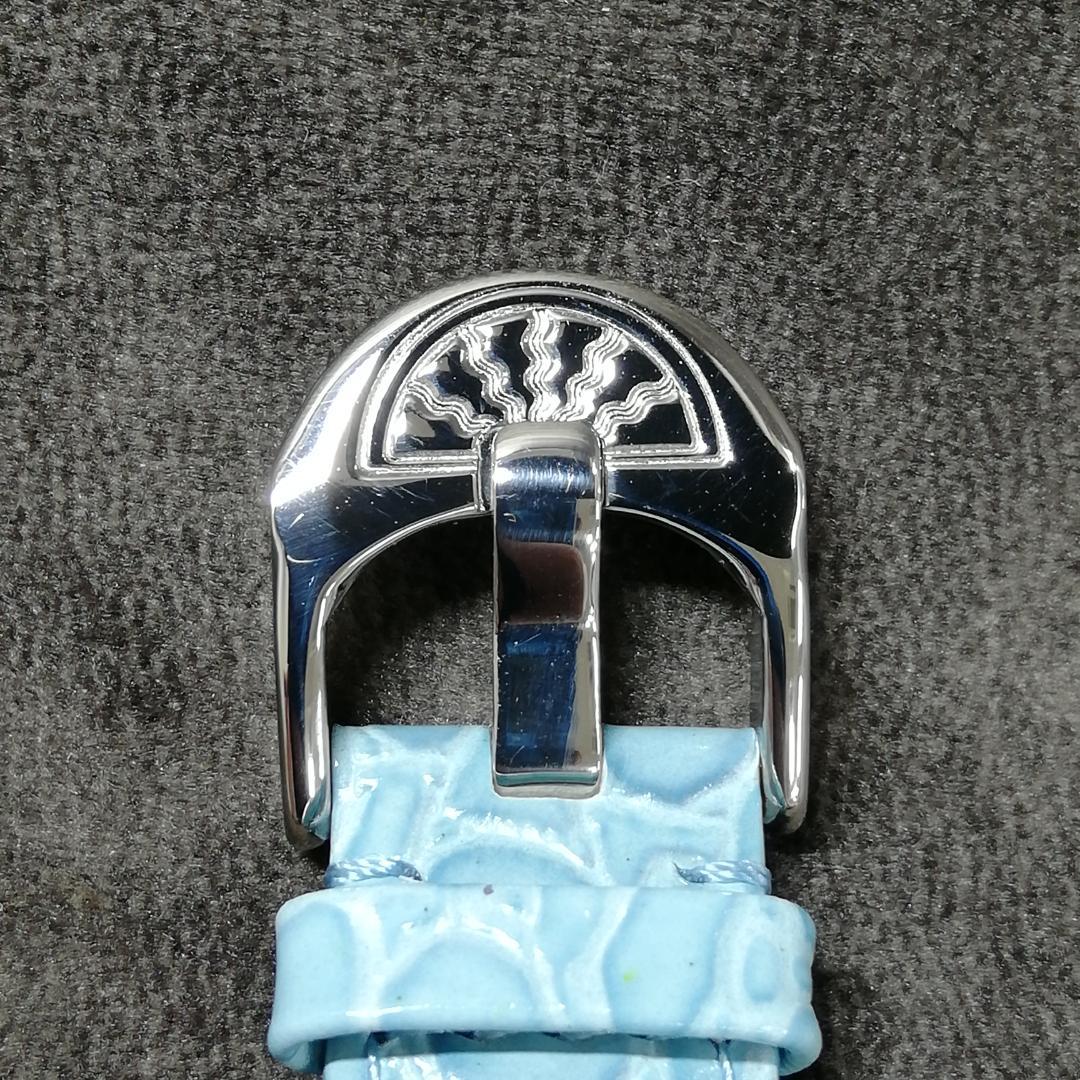 リトモラティーノ　レザー　ベルト　ライトブルー　腕時計　未使用品　(MS273）