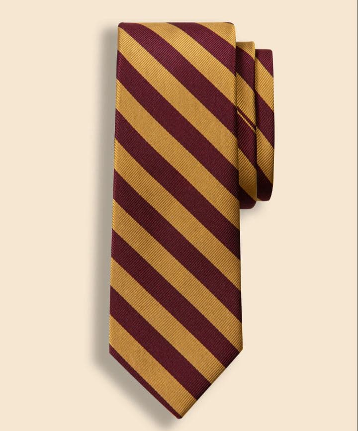 【新品】BROOKS BROTHERS バーストライプ　レップタイ USA製