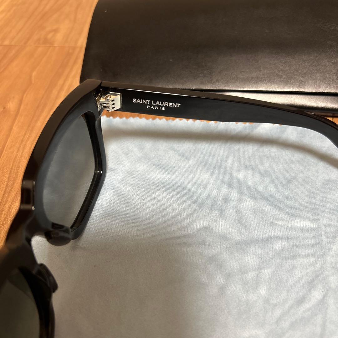 SAINT LAURENT ブラックサングラス　BOLD1 登坂広臣さん同型着用