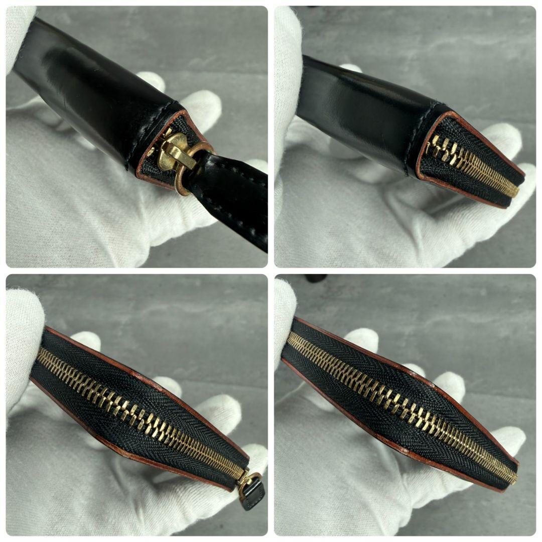 【入手困難】ガンゾ 大阪店限定 シェルコードバン コンパクト ジップウォレット