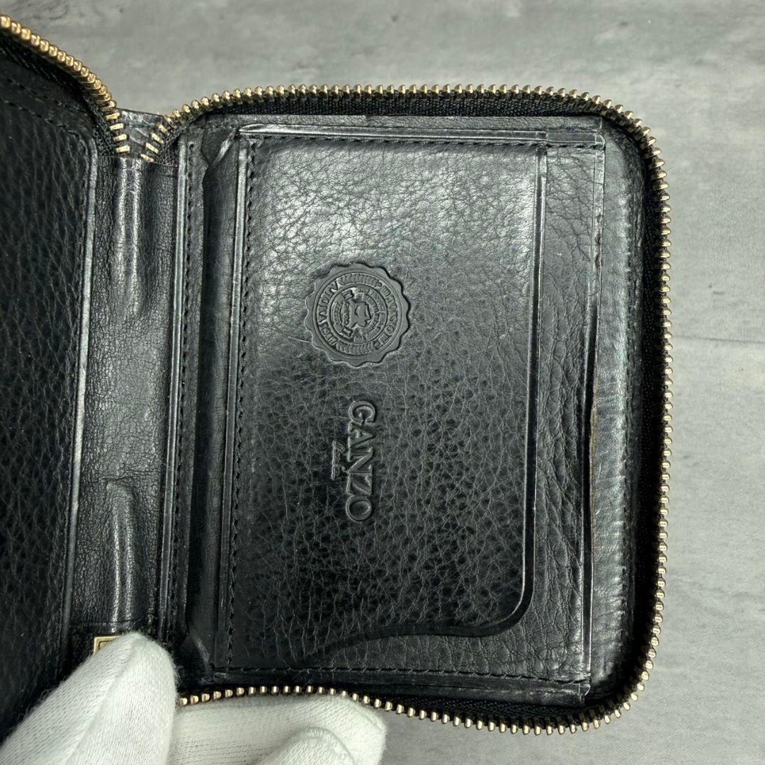 【入手困難】ガンゾ 大阪店限定 シェルコードバン コンパクト ジップウォレット