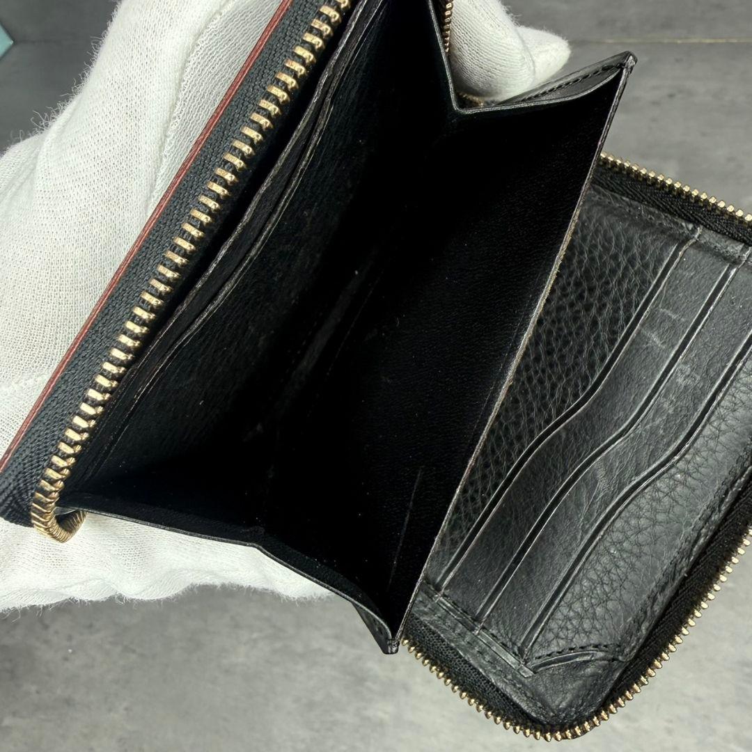 【入手困難】ガンゾ 大阪店限定 シェルコードバン コンパクト ジップウォレット