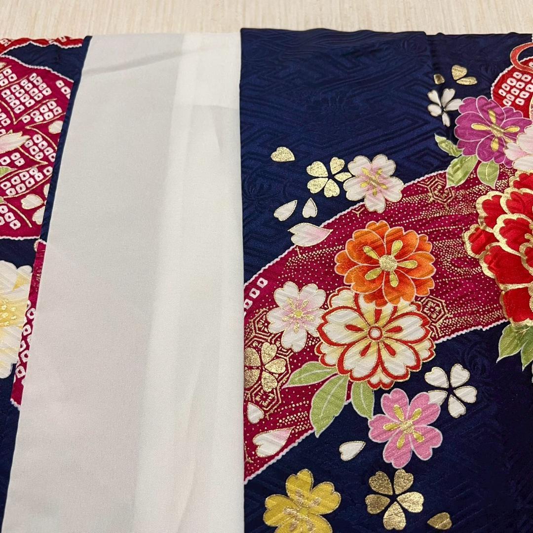 KJ2524 振袖 身丈165cm 正絹 着物 成人式 トールサイズ