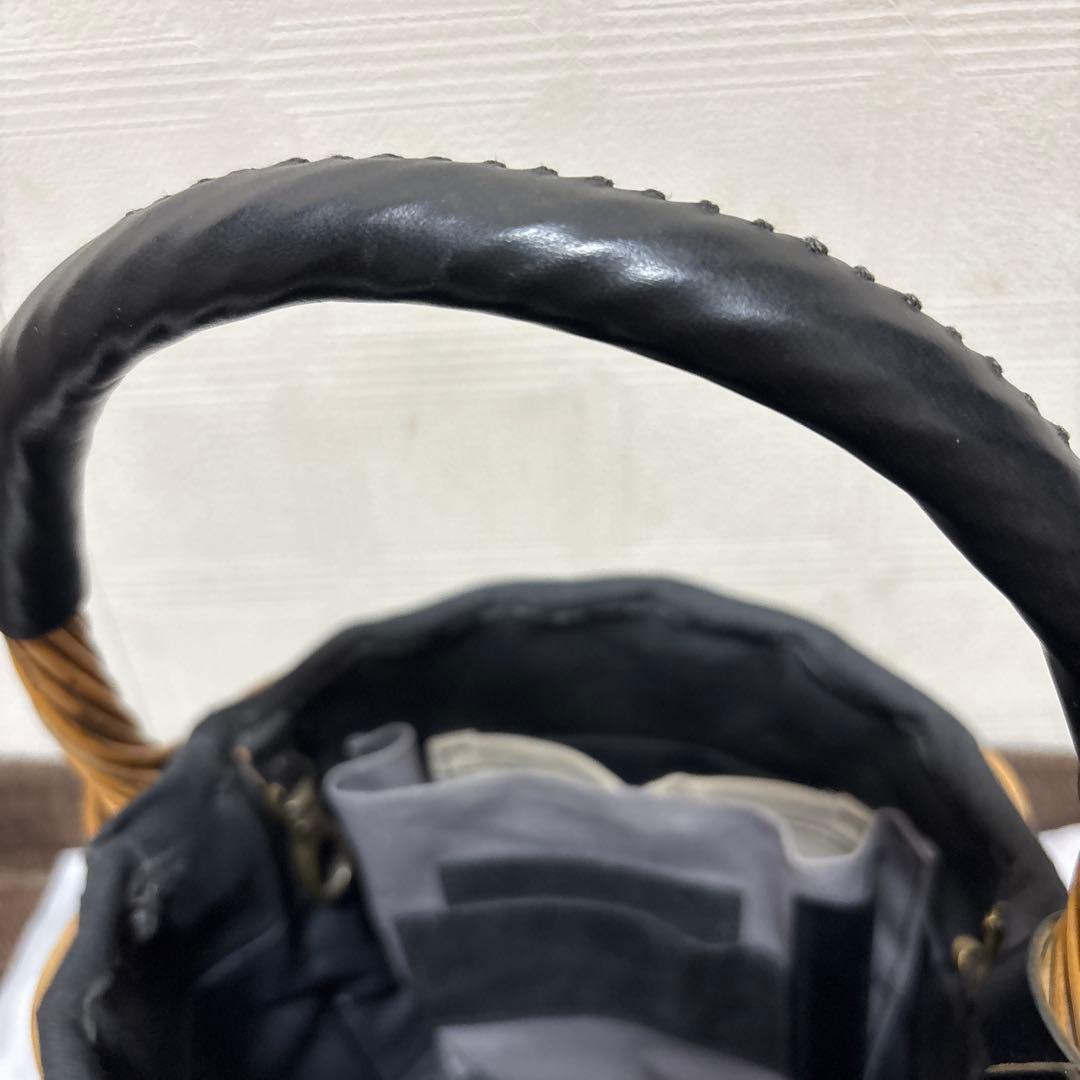 美品 エバゴス ブライドルバケツM ミニバーキン　BLACK