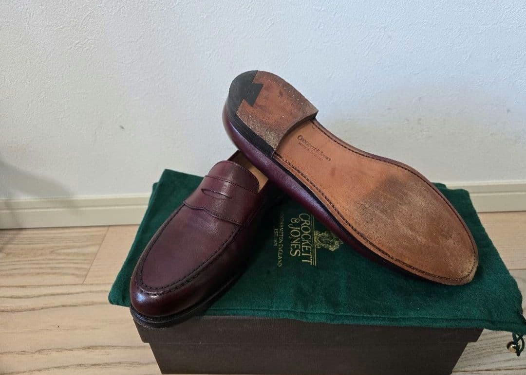 【専用品】※着用4回　Crockett&Jones　BOSTON　8.5E
