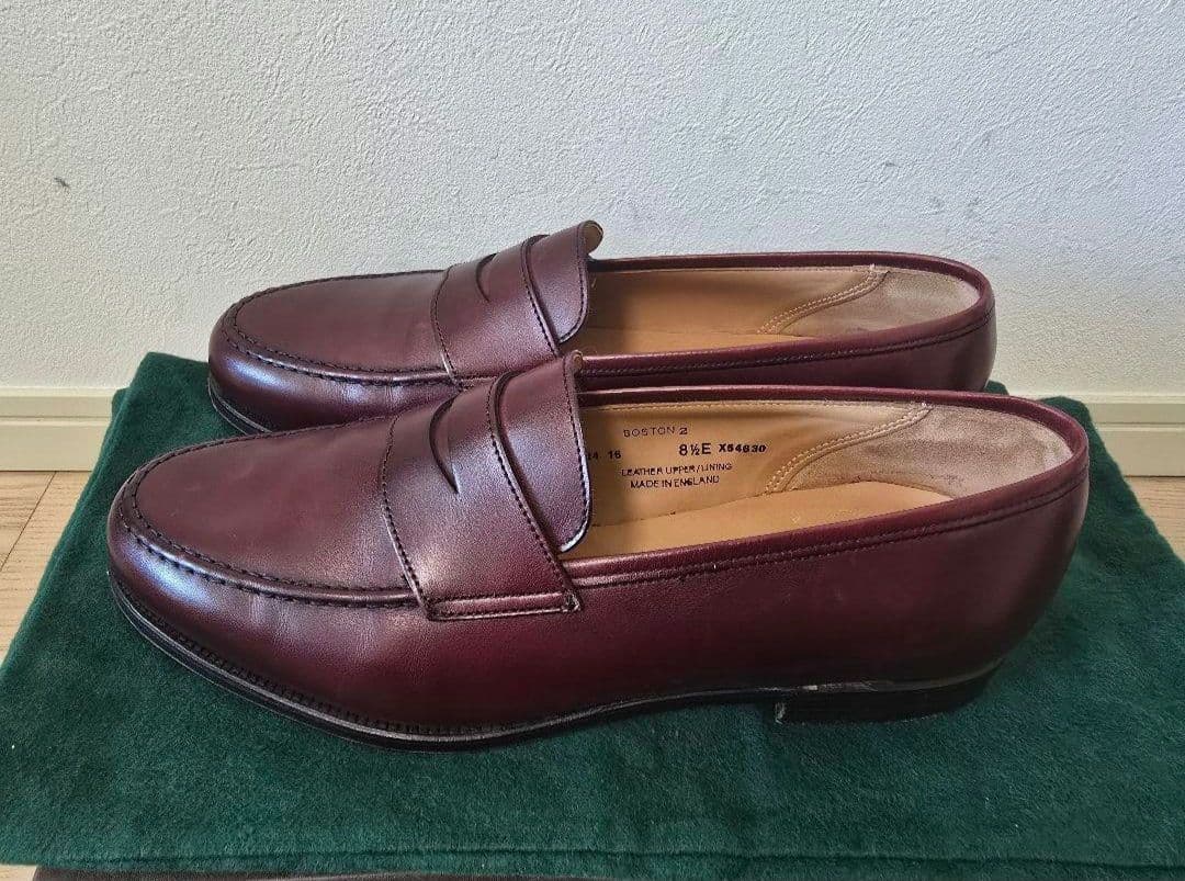 【専用品】※着用4回　Crockett&Jones　BOSTON　8.5E
