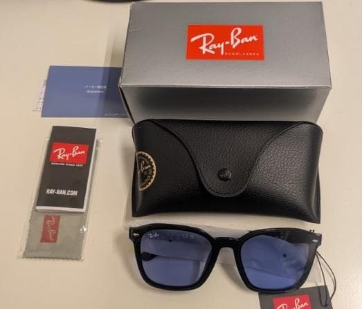 【新品】レイバン RB4392D 601-80 66サイズ ブルー