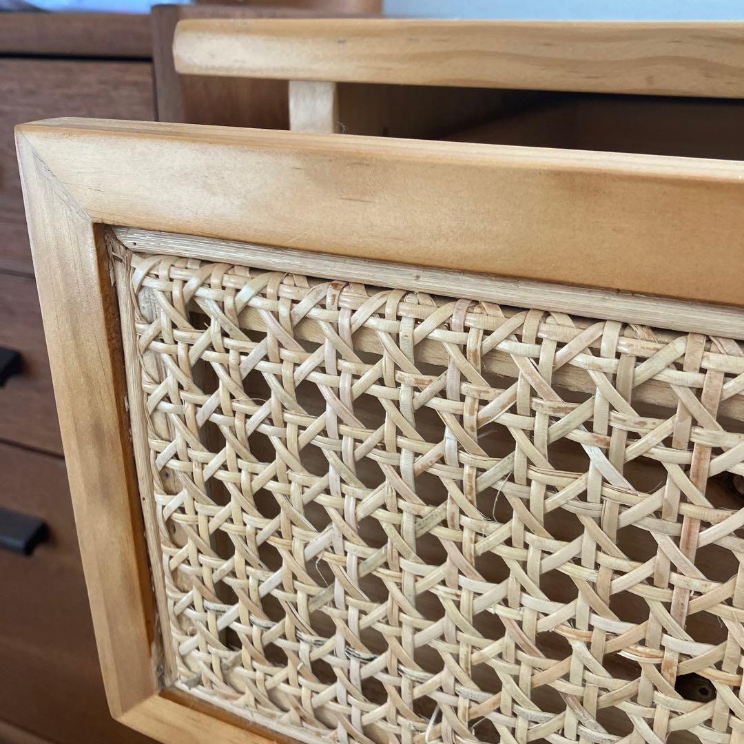 RATTAN DRAWER DESK / ラタンドロワーデスク