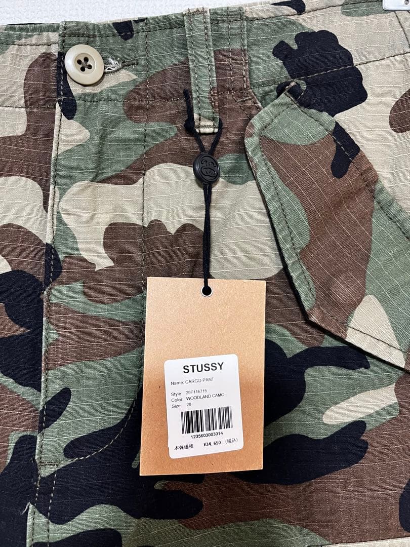 2025AW STUSSY カーゴパンツ サイズ28