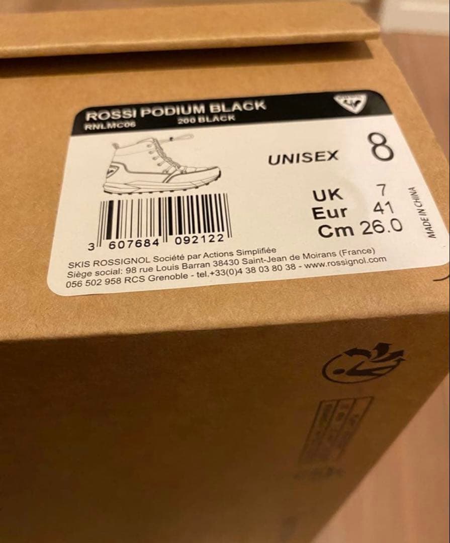 ROSSIGNOL 防水スノーブーツ ブラック