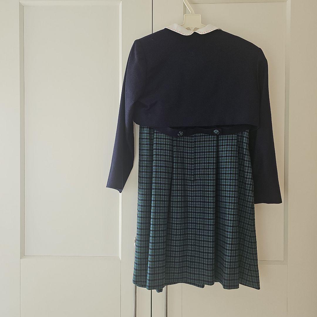 familiar アンサンブル青系ファミリアチェック 130