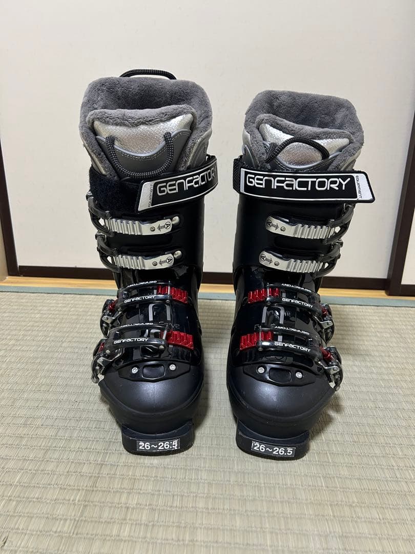 GENFACTORY スキー用ブーツ ブラック　26-26.5cm