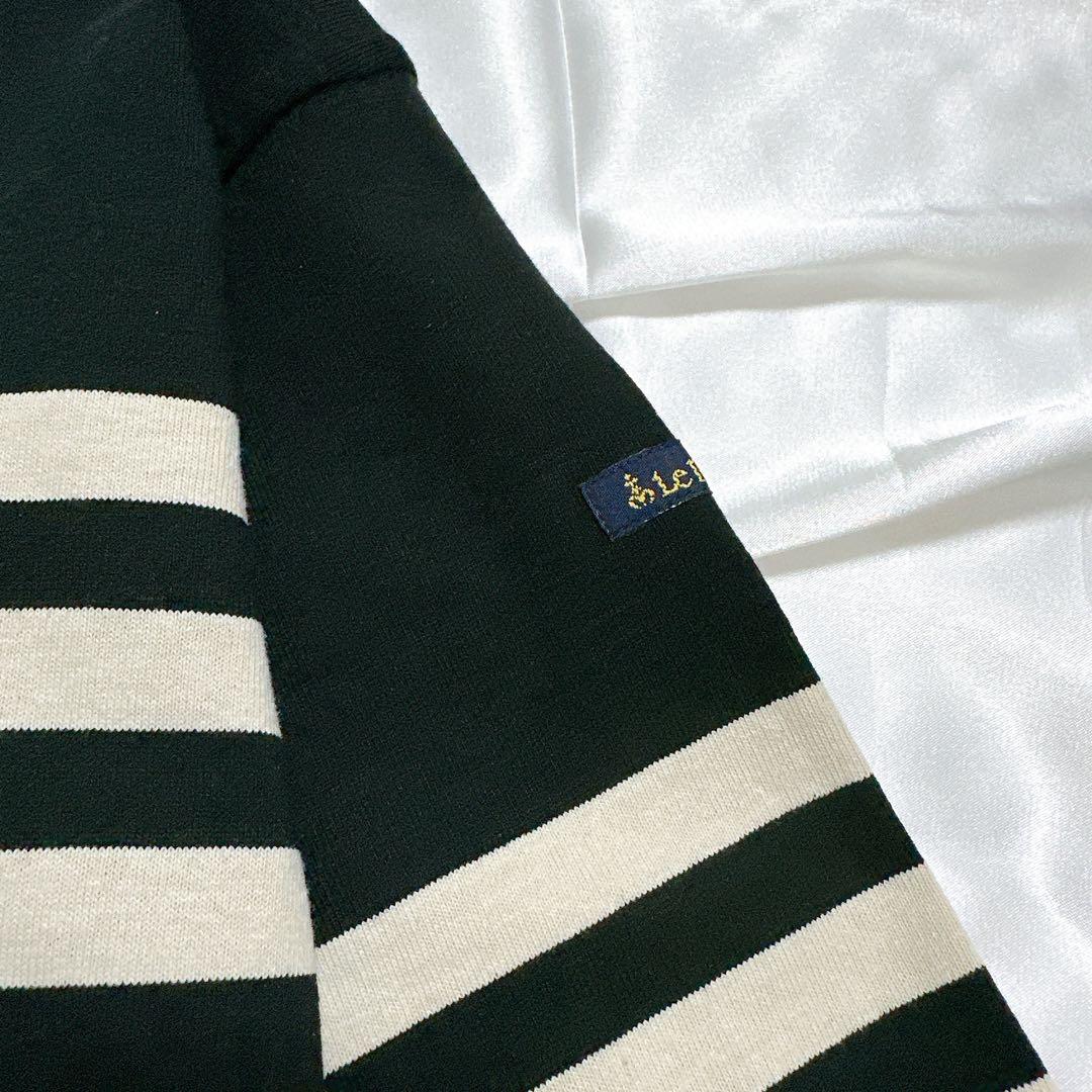 【新品タグ付き】Le Minor ルミノア 長袖 パネルボーダー カットソー M