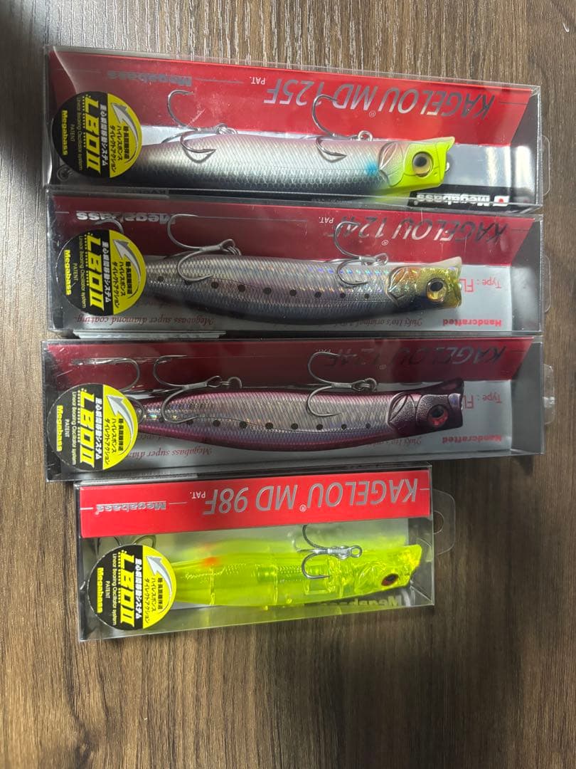 メガバス カゲロウ 124F 100F 125F MD ミノー　シーバス