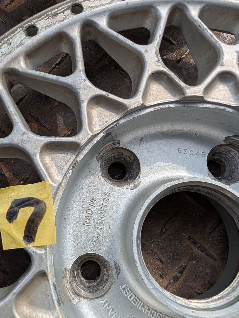 ★一気に値下げ★BBS RS046 ディスク面のみ　中古現状　4枚