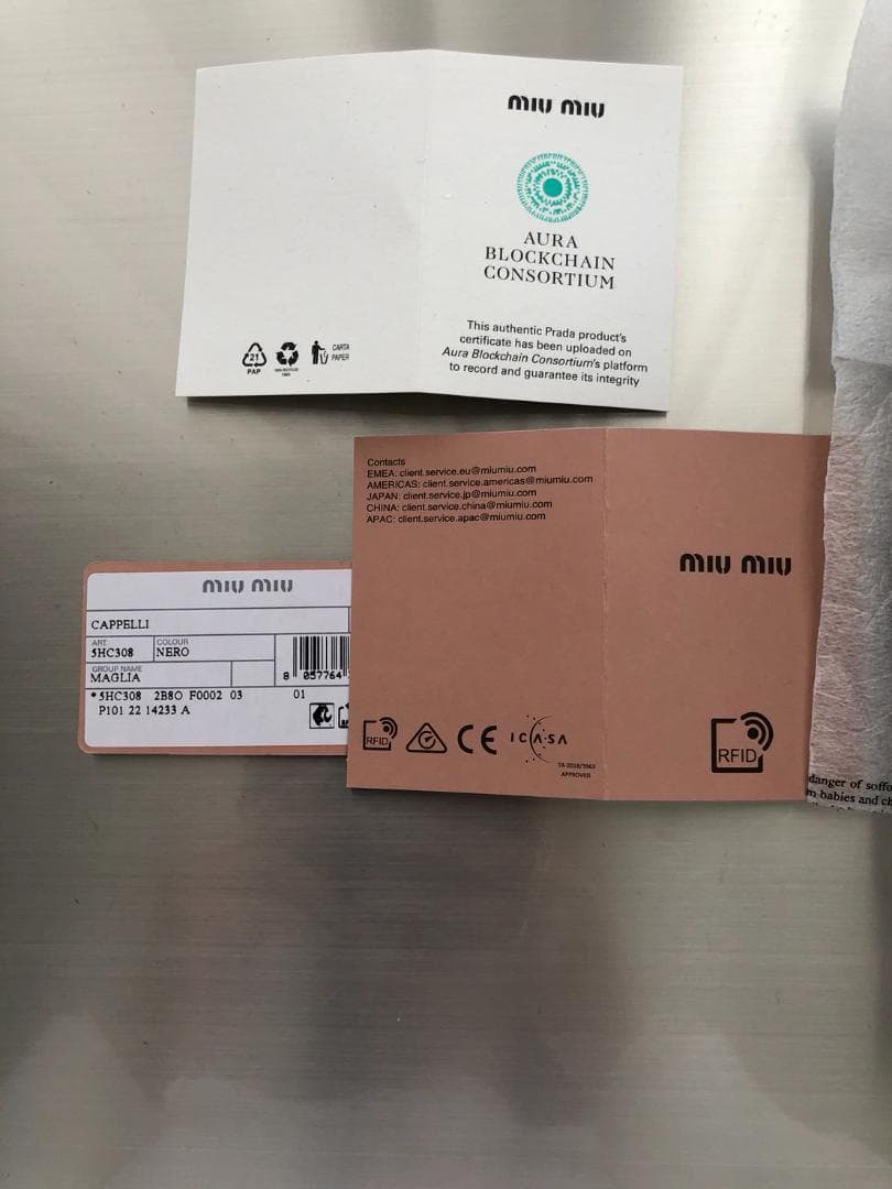 MIUMIU♡レディースハット♡L