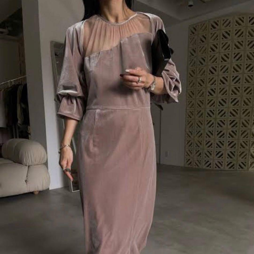 Ameri VINTAGE アメリビンテージ ベロア オケージョンドレス ワンピ