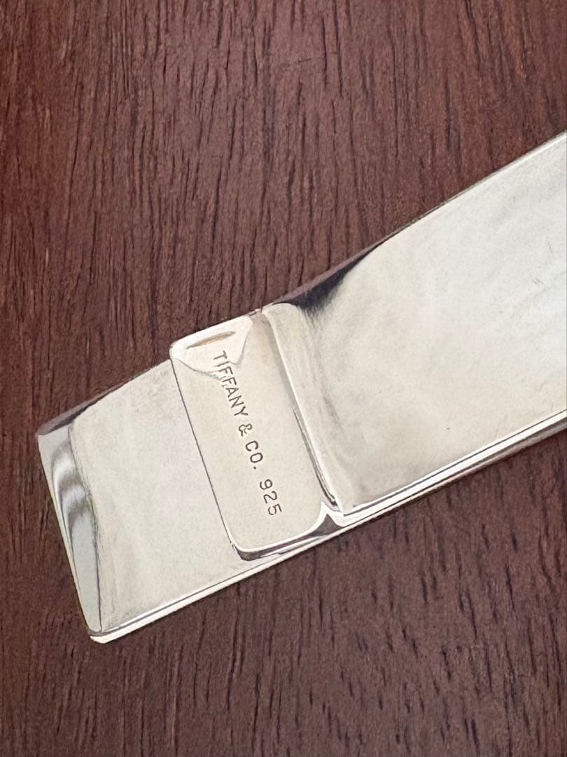 [美品-箱付き] Tiffany ティファニーマネークリップ　シルバー925