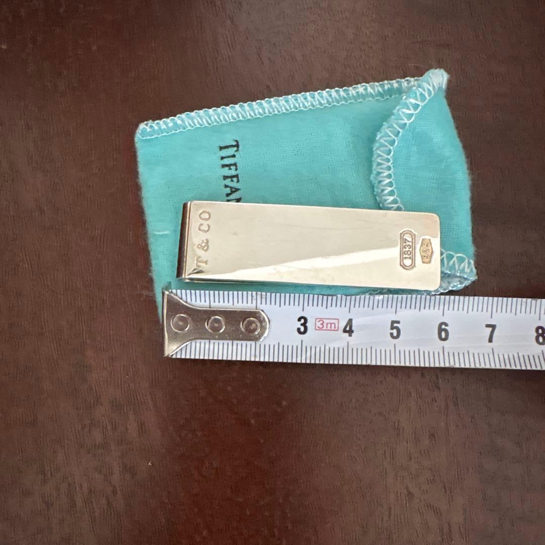 [美品-箱付き] Tiffany ティファニーマネークリップ　シルバー925
