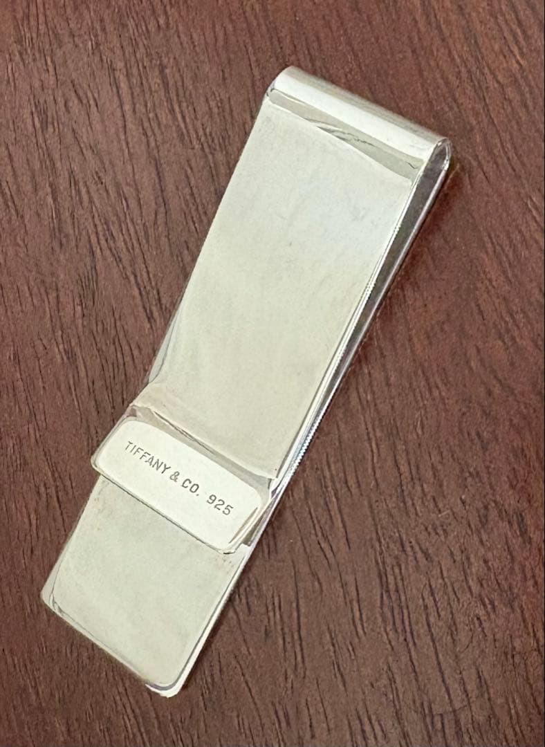 [美品-箱付き] Tiffany ティファニーマネークリップ　シルバー925