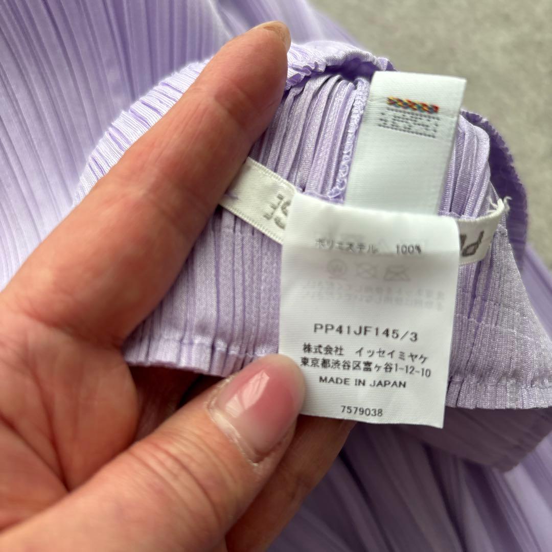 PLEATS PLEASE ラベンダー プリーツパンツ サイズ3