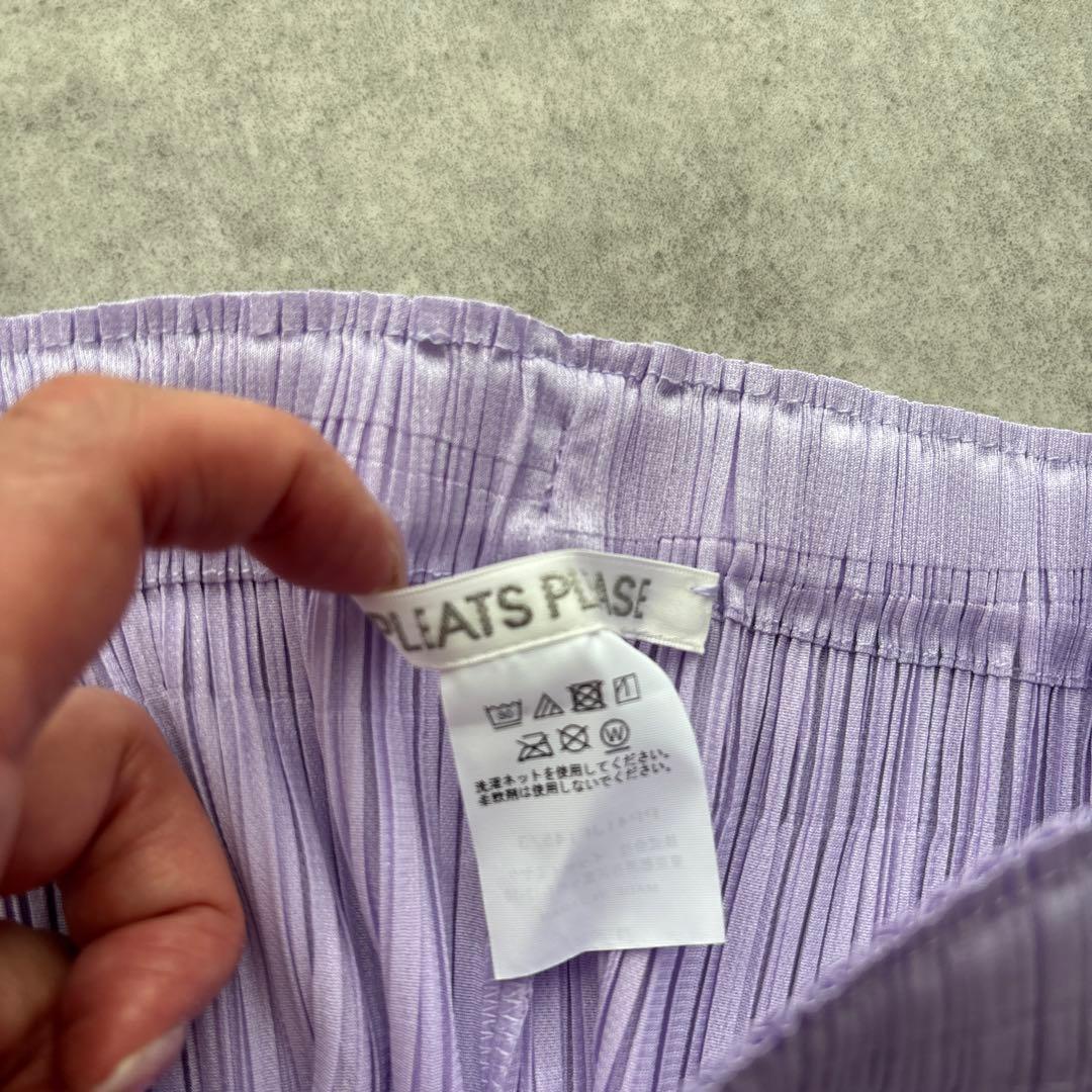 PLEATS PLEASE ラベンダー プリーツパンツ サイズ3