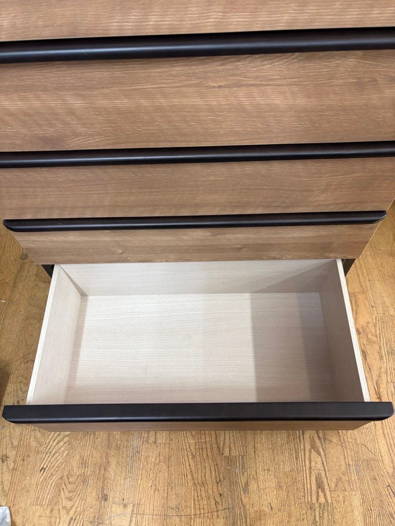 M018　ニトリ製　ハイチェスト　チェスト　タンス　幅795ｍｍ