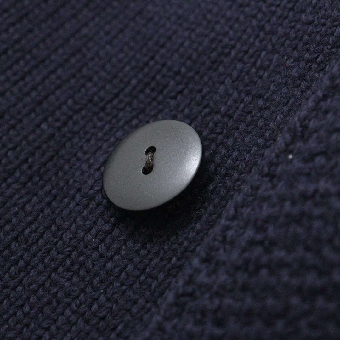 【極美品】FOXEY NEW YORK ニットダブルコート ネイビー 40 L