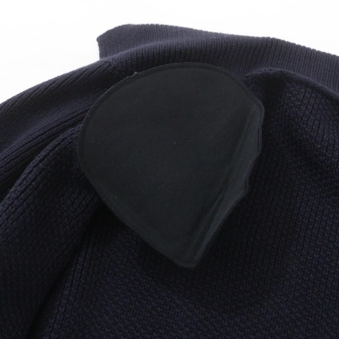 【極美品】FOXEY NEW YORK ニットダブルコート ネイビー 40 L