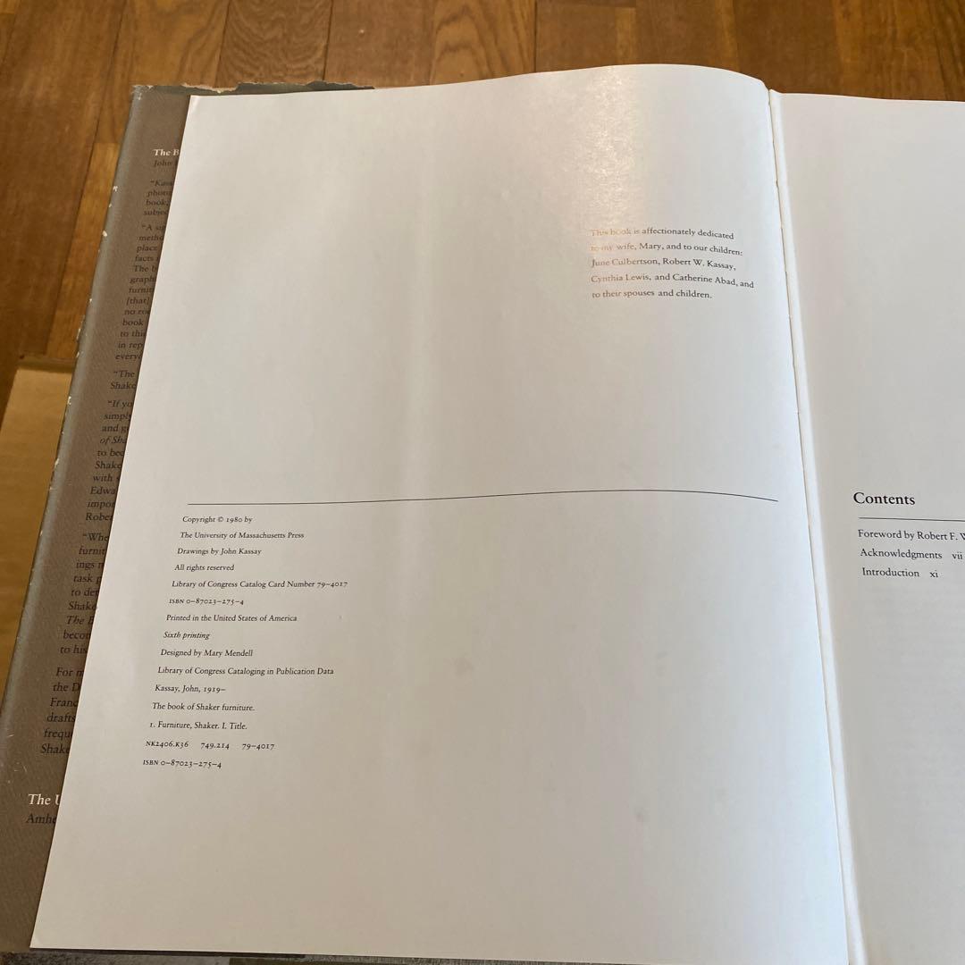 The Book of Shaker Furniture 木工家具職人　家具製作